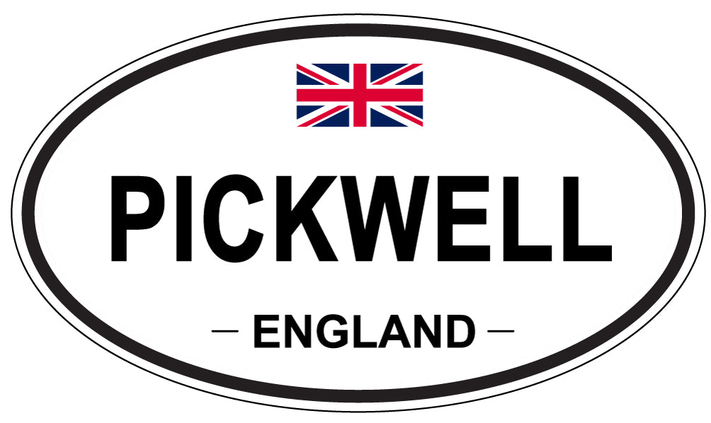 PICKWELL, England - Oval Magnet