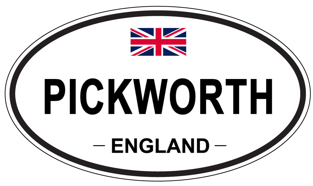 PICKWORTH, ENGLAND - Oval Sticker