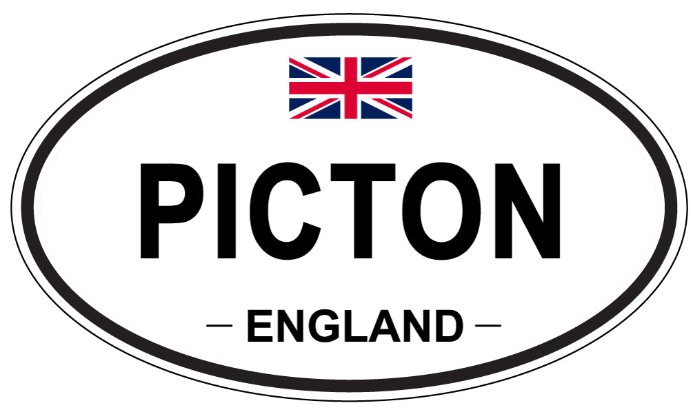 PICTON, England - Oval Magnet