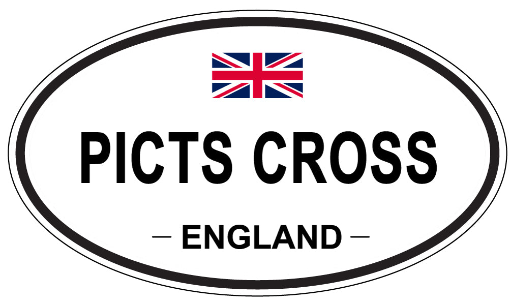 PICTS CROSS, England - Oval Magnet