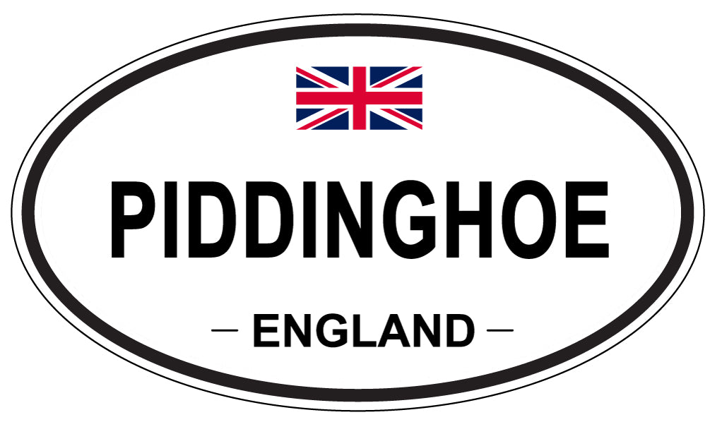 PIDDINGHOE, England - Oval Magnet