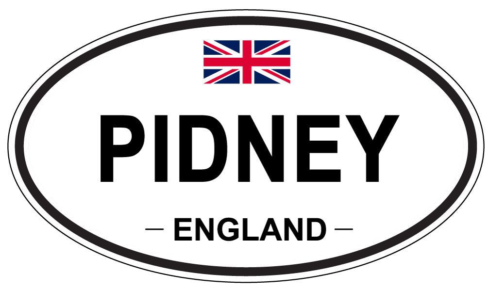 PIDNEY, England - Oval Magnet