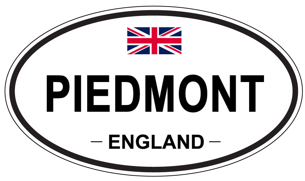 PIEDMONT, England - Oval Magnet