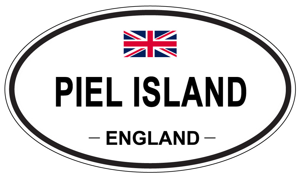 PIEL ISLAND, England - Oval Magnet