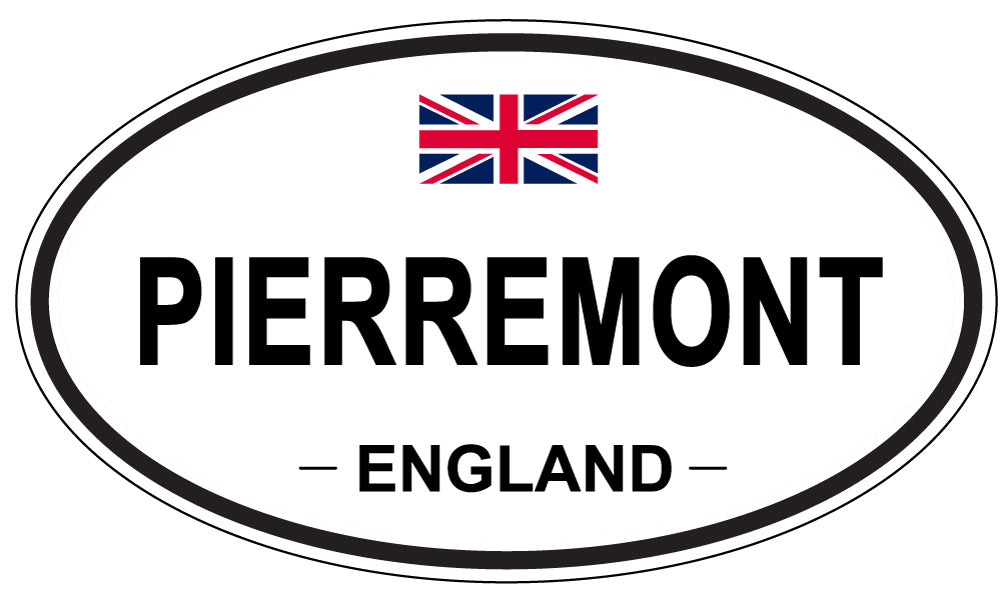 PIERREMONT, England - Oval Magnet