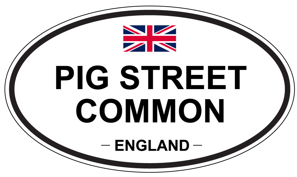 PIG STREET COMMON, England - Oval Magnet