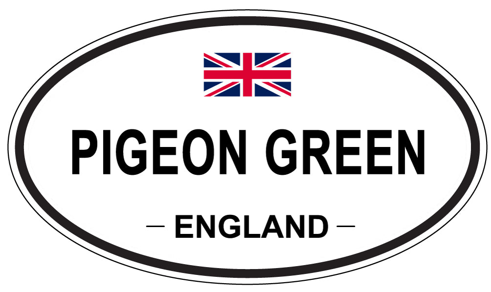 PIGEON GREEN, England - Oval Magnet