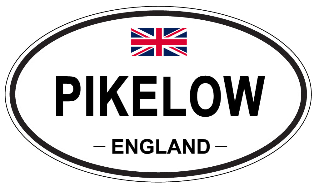 PIKELOW, England - Oval Magnet