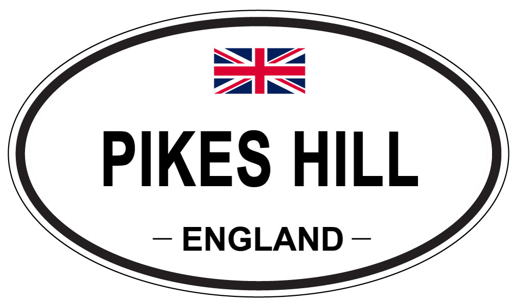 PIKES HILL, England - Oval Magnet