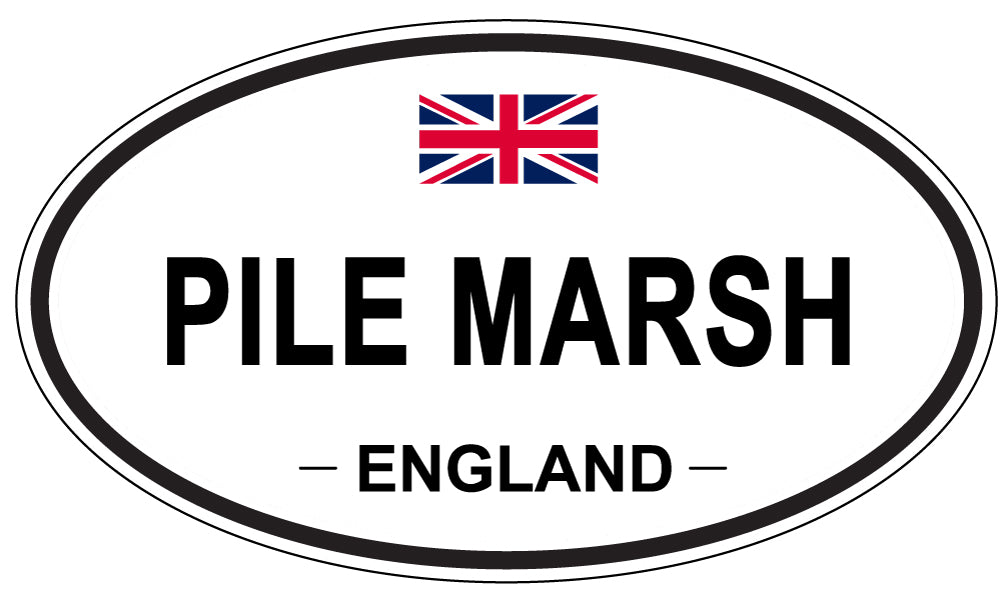 PILE MARSH, England - Oval Magnet