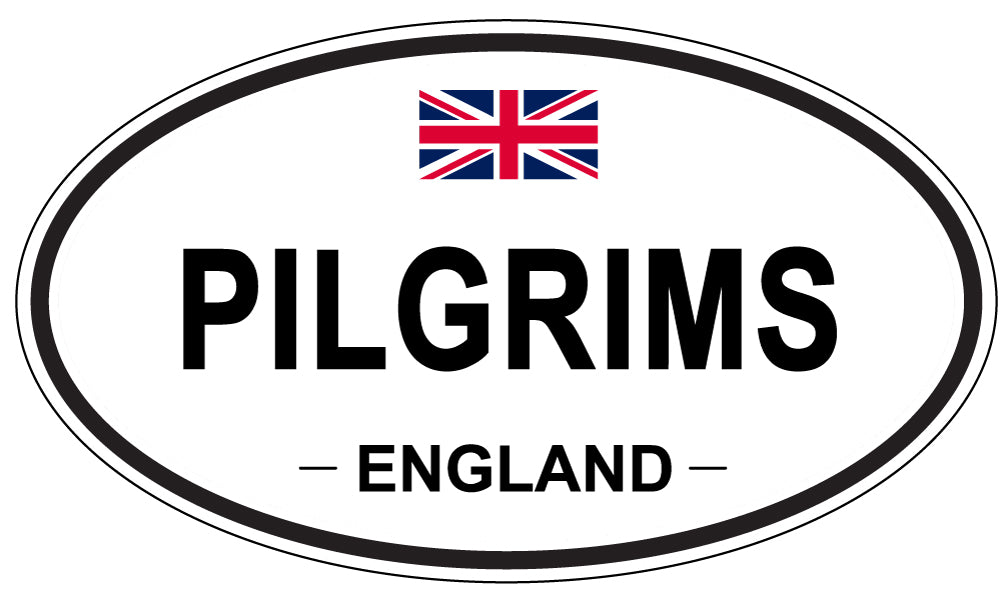 PILGRIMS, England - Oval Magnet