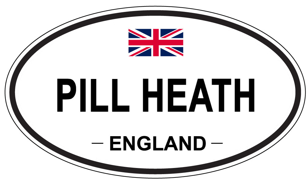 PILL HEATH, England - Oval Magnet