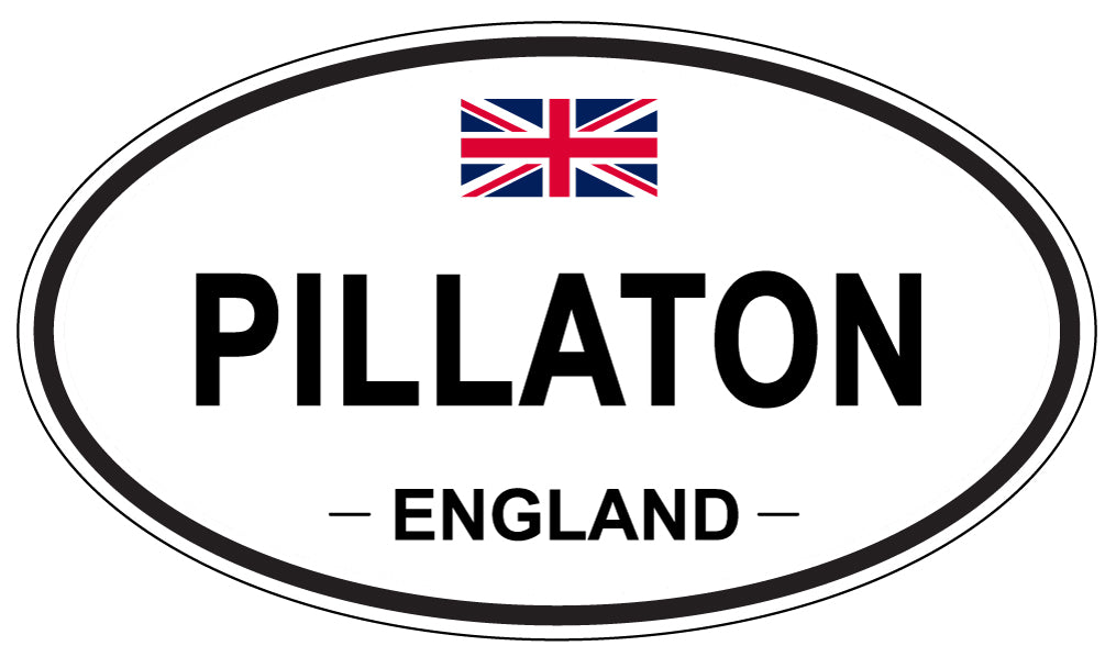 PILLATON, England - Oval Magnet