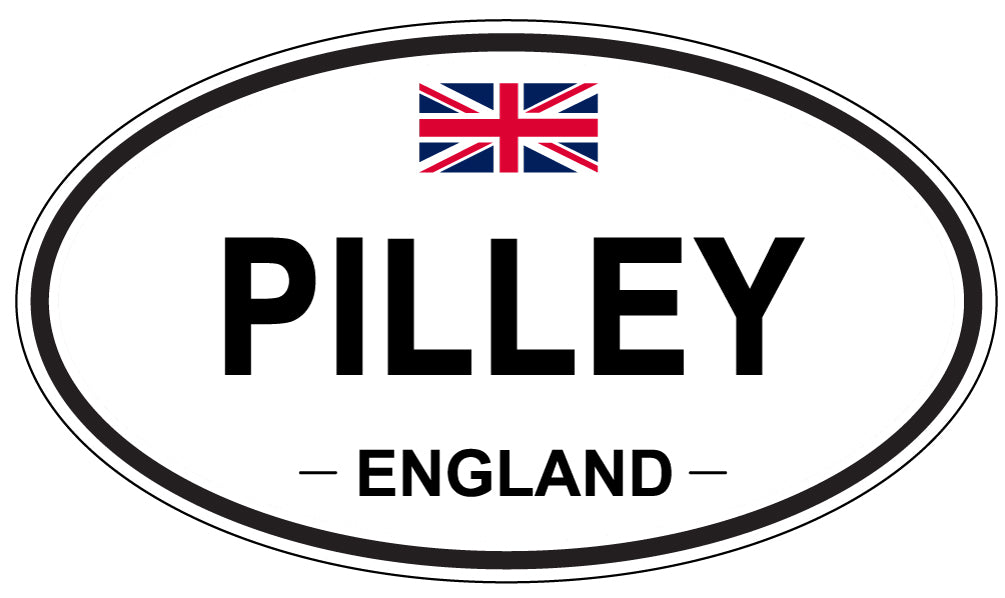 PILLEY, England - Oval Magnet