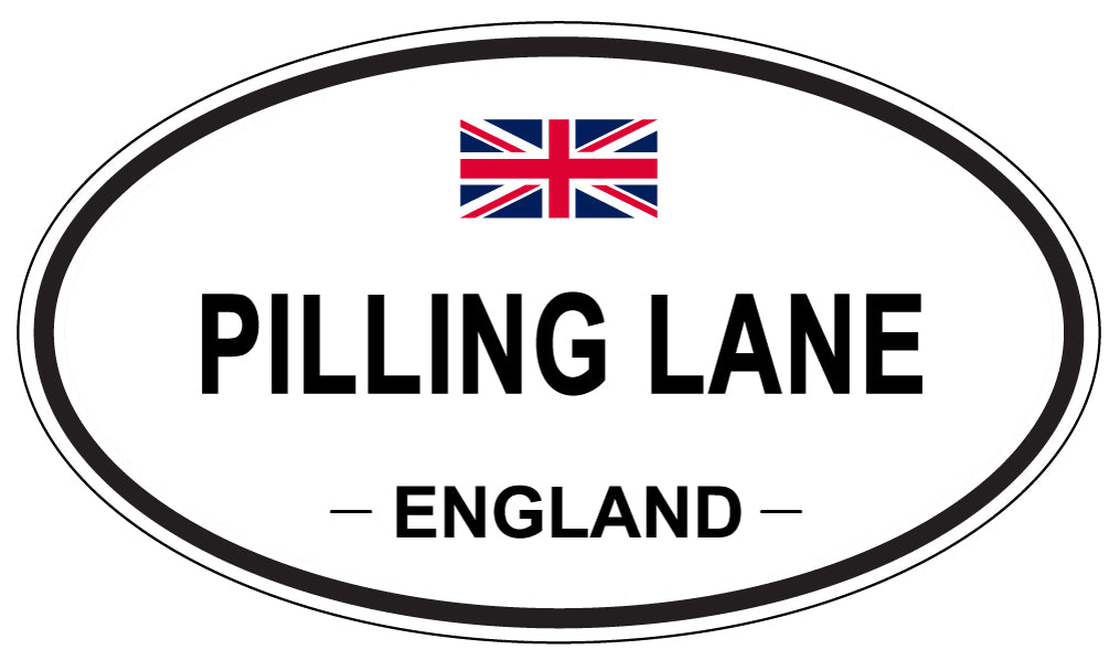 PILLING LANE, England - Oval Magnet