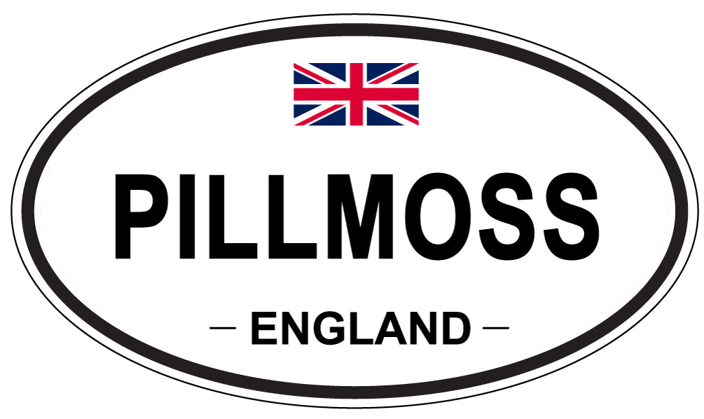 PILLMOSS, England - Oval Magnet
