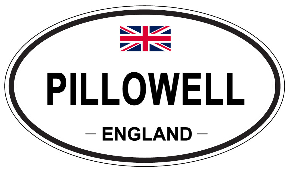PILLOWELL, England - Oval Magnet