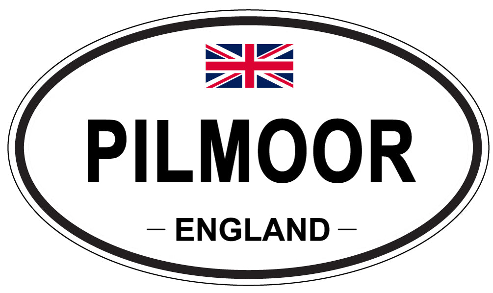 PILMOOR, England - Oval Magnet