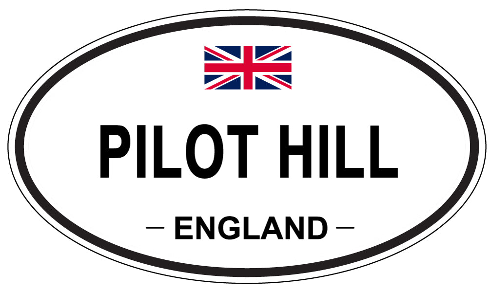 PILOT HILL, England - Oval Magnet