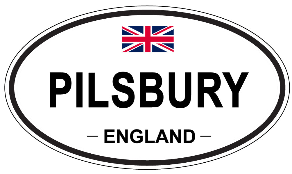 PILSBURY, England - Oval Magnet