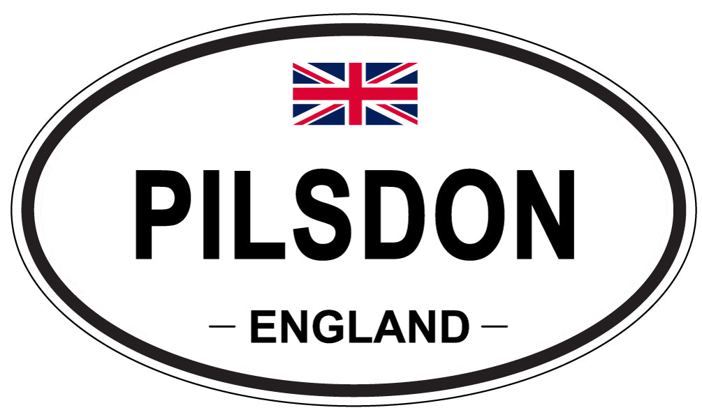 PILSDON, England - Oval Magnet
