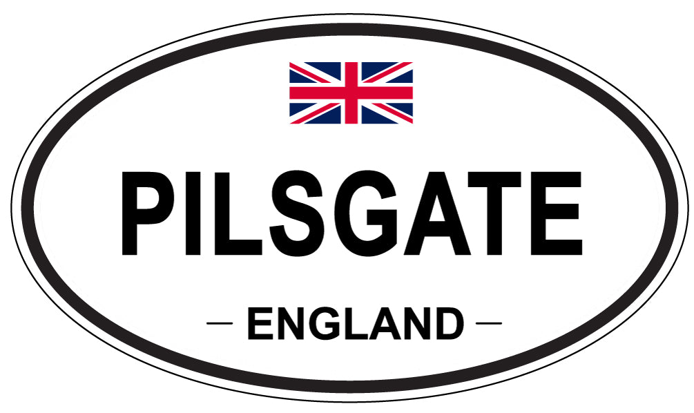 PILSGATE, ENGLAND - Oval Sticker