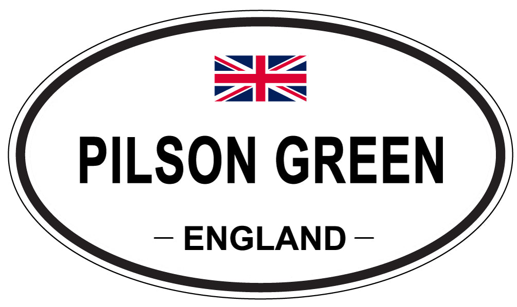 PILSON GREEN, England - Oval Magnet