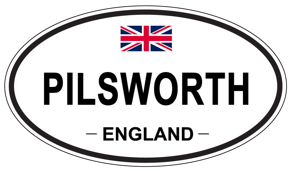 PILSWORTH, England - Oval Magnet