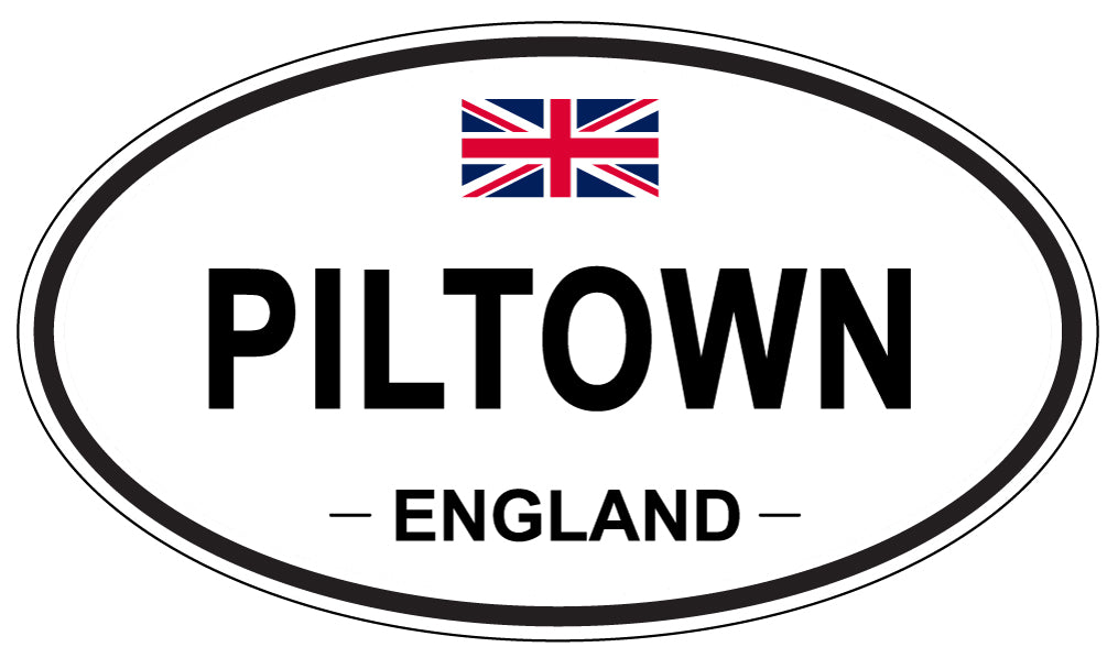 PILTOWN, ENGLAND - Oval Sticker