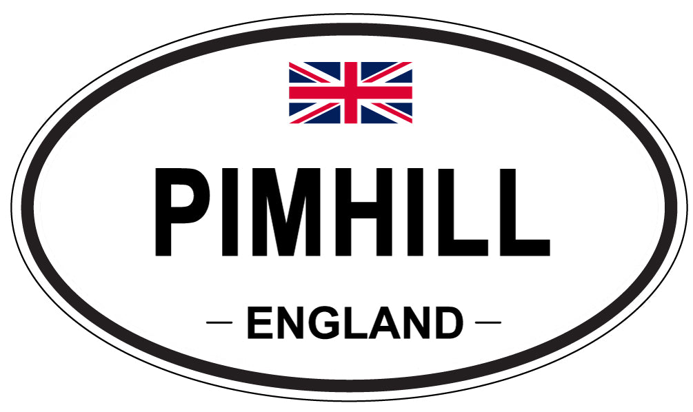 PIMHILL, England - Oval Magnet