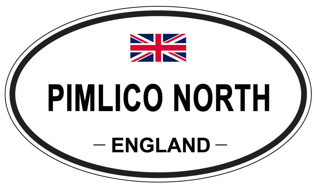PIMLICO NORTH, England - Oval Magnet