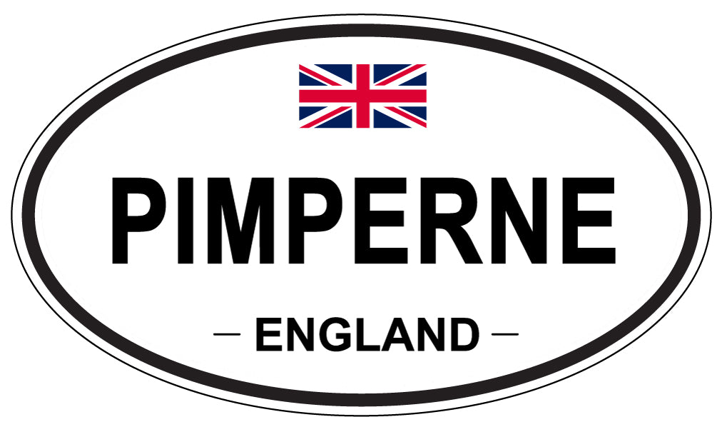 PIMPERNE, England - Oval Magnet