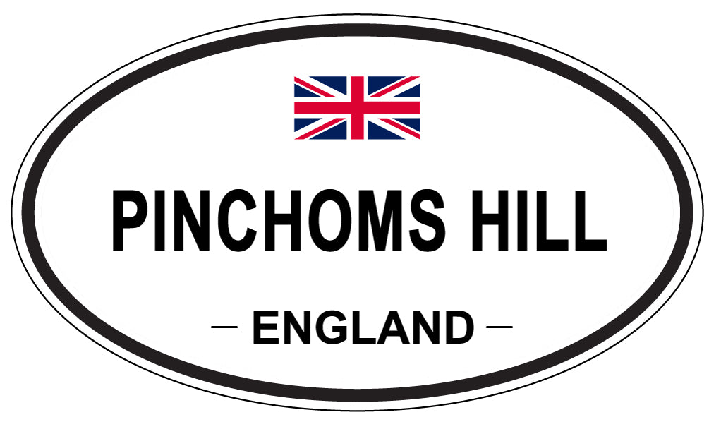 PINCHOMS HILL, England - Oval Magnet