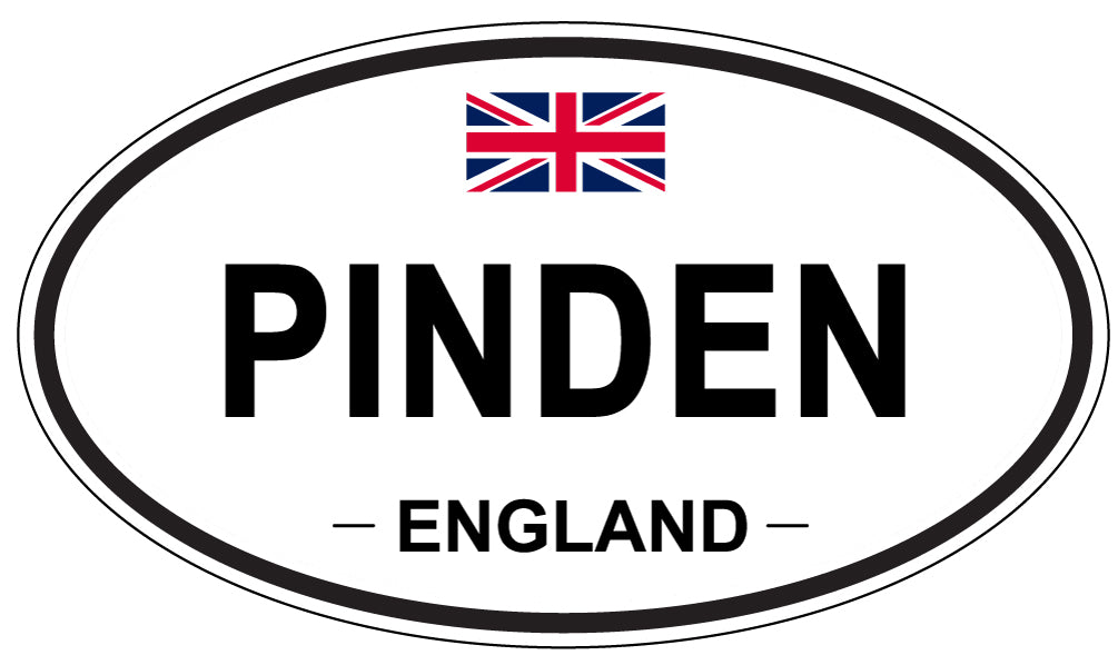 PINDEN, England - Oval Magnet