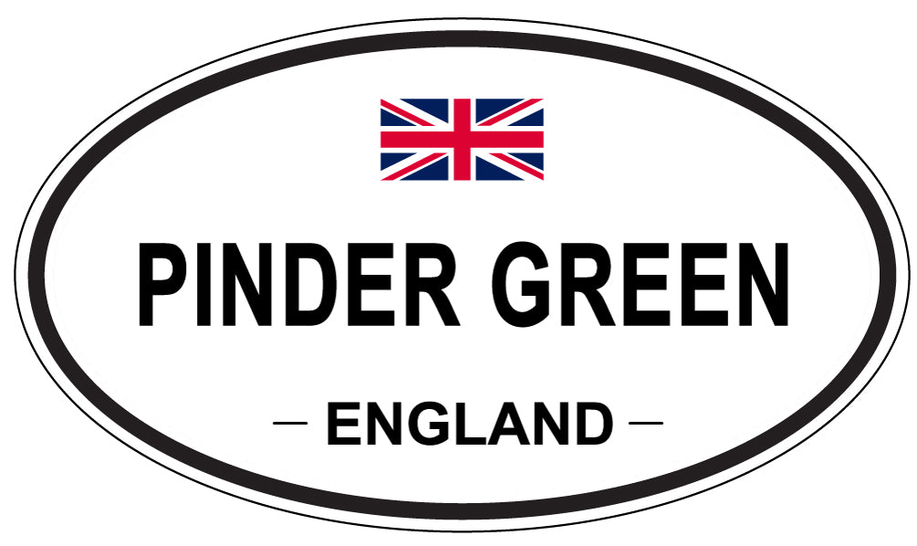 PINDER GREEN, England - Oval Magnet