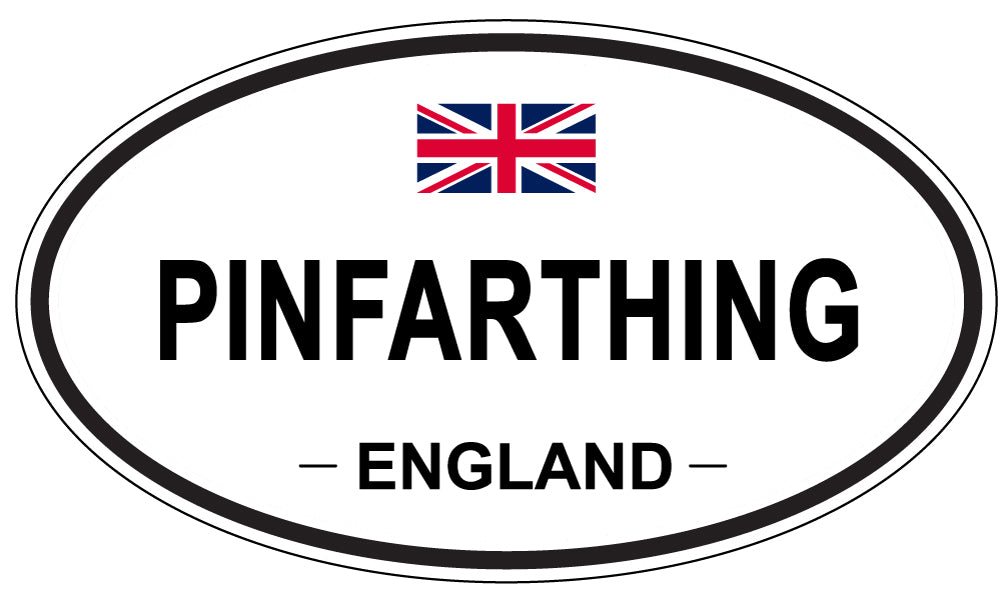 PINFARTHING, ENGLAND - Oval Sticker