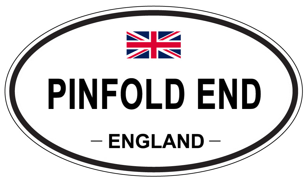 PINFOLD END, England - Oval Magnet