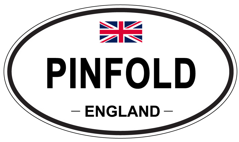 PINFOLD, ENGLAND - Oval Sticker