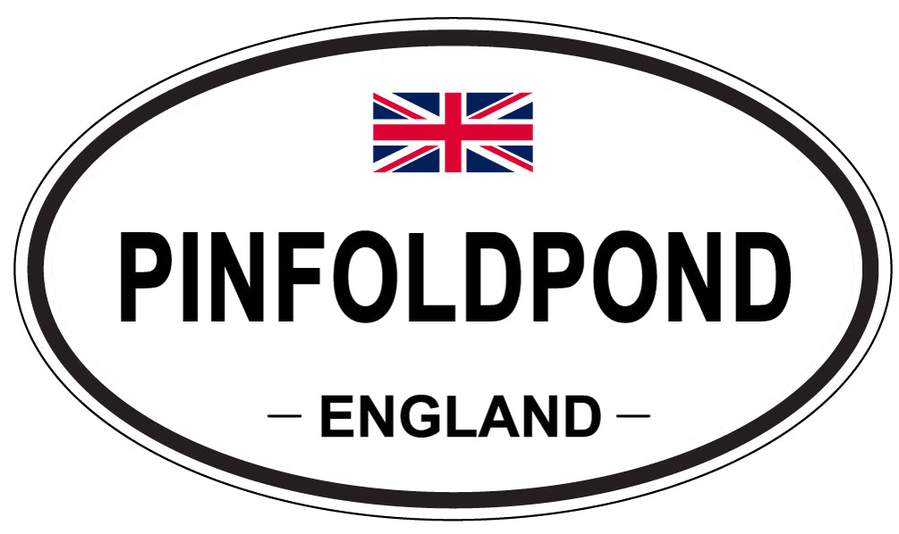 PINFOLDPOND, England - Oval Magnet