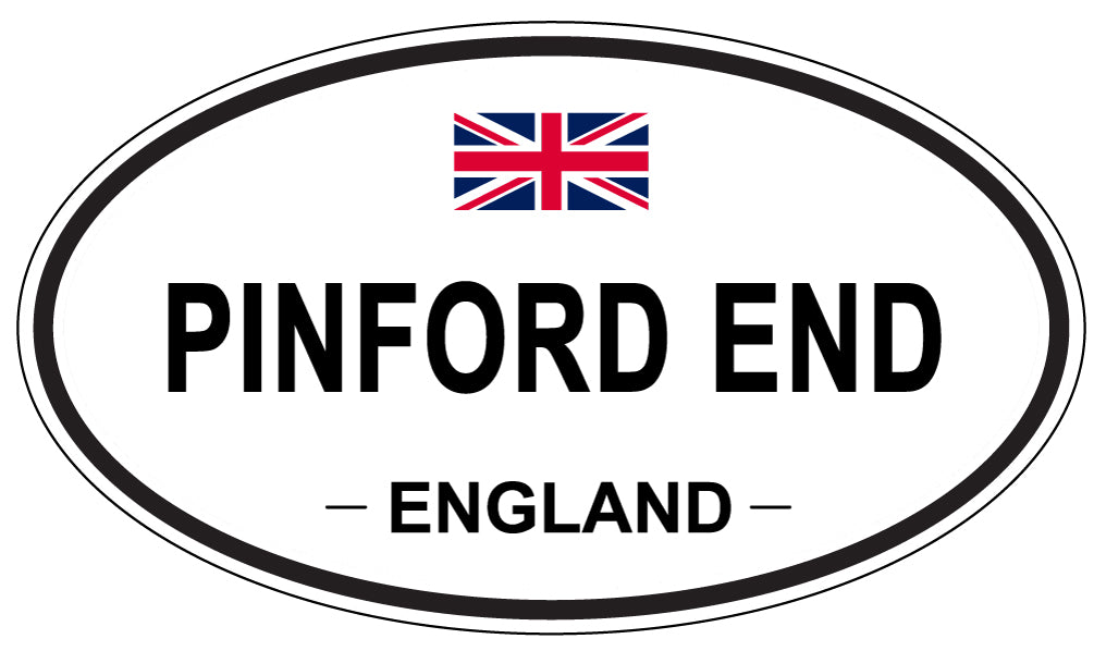 PINFORD END, England - Oval Magnet