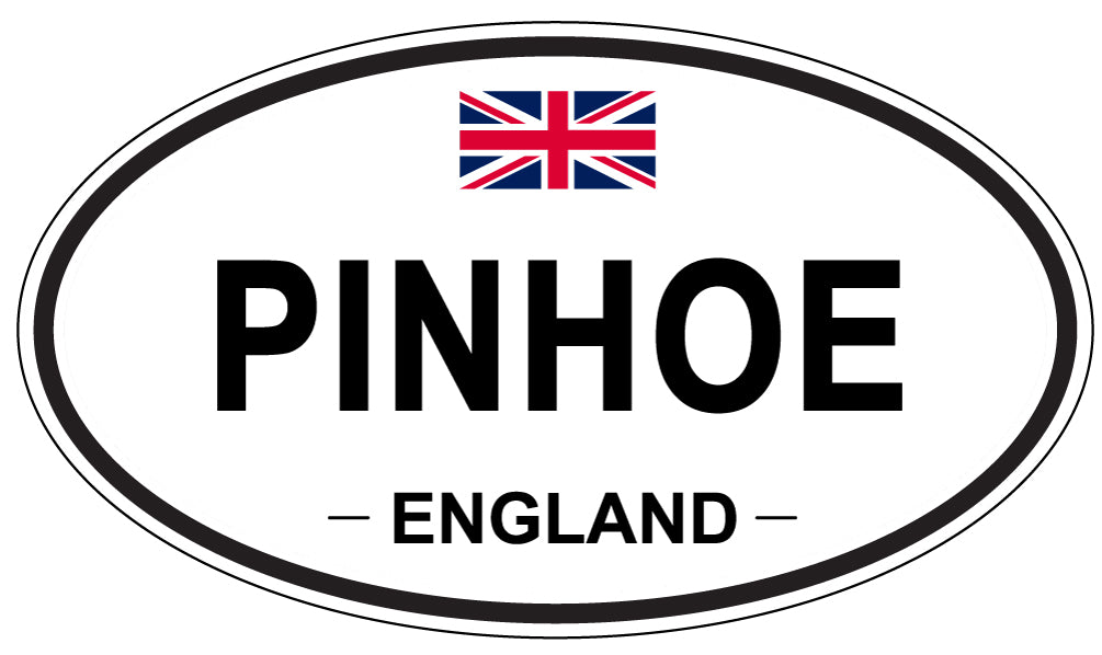 PINHOE, England - Oval Magnet
