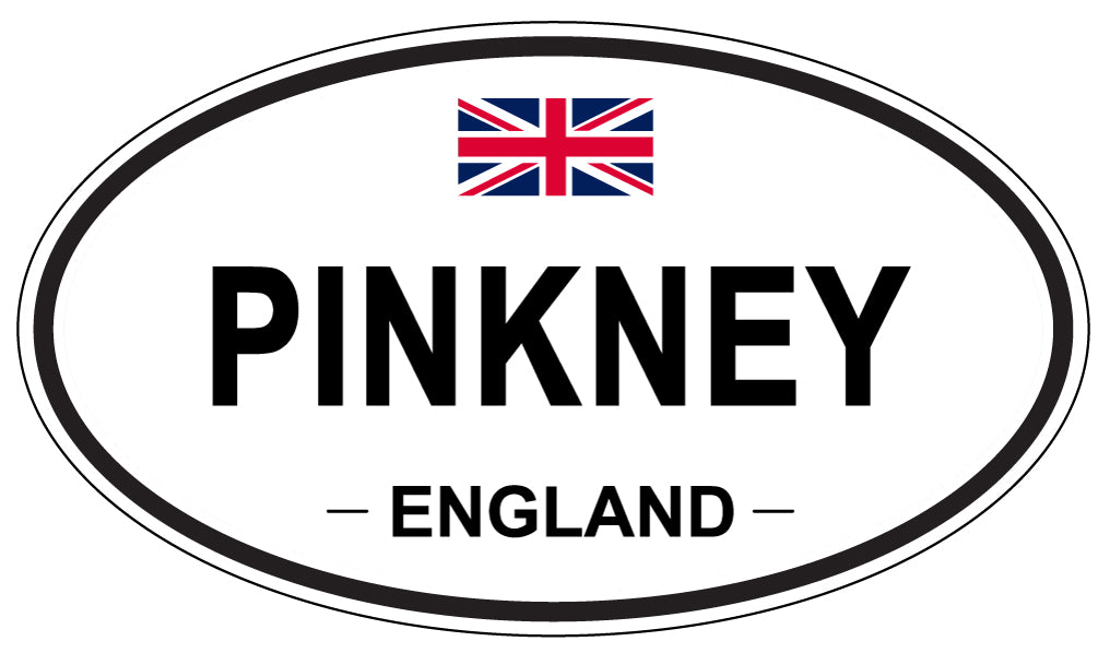 PINKNEY, England - Oval Magnet