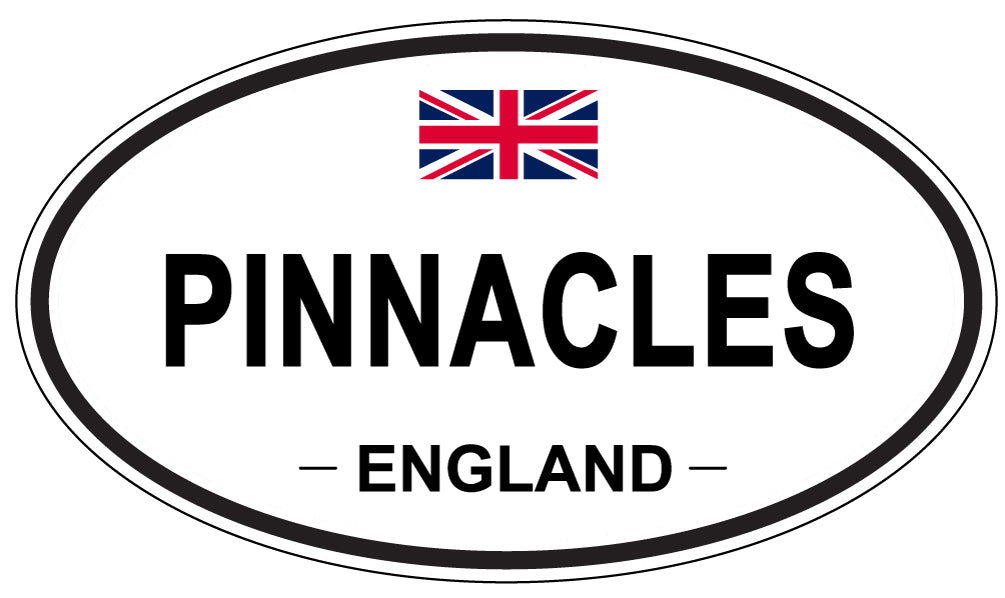 PINNACLES, England - Oval Magnet
