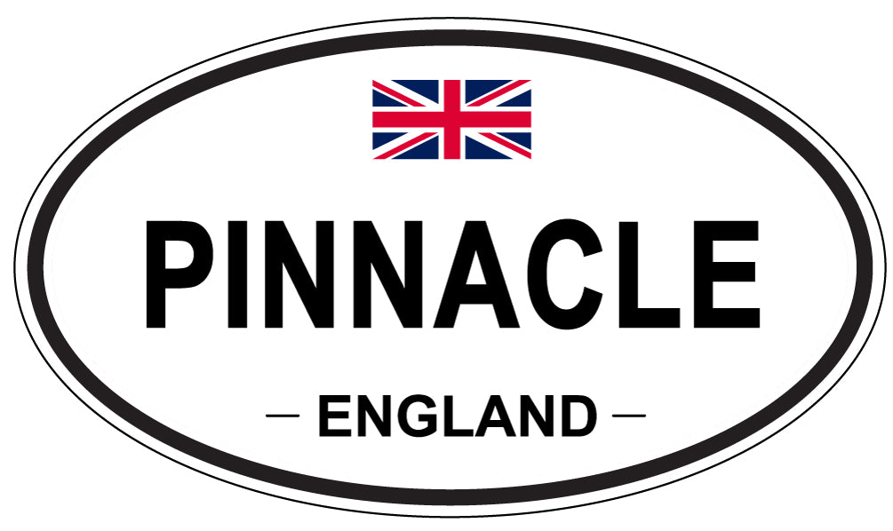 PINNACLE, England - Oval Magnet