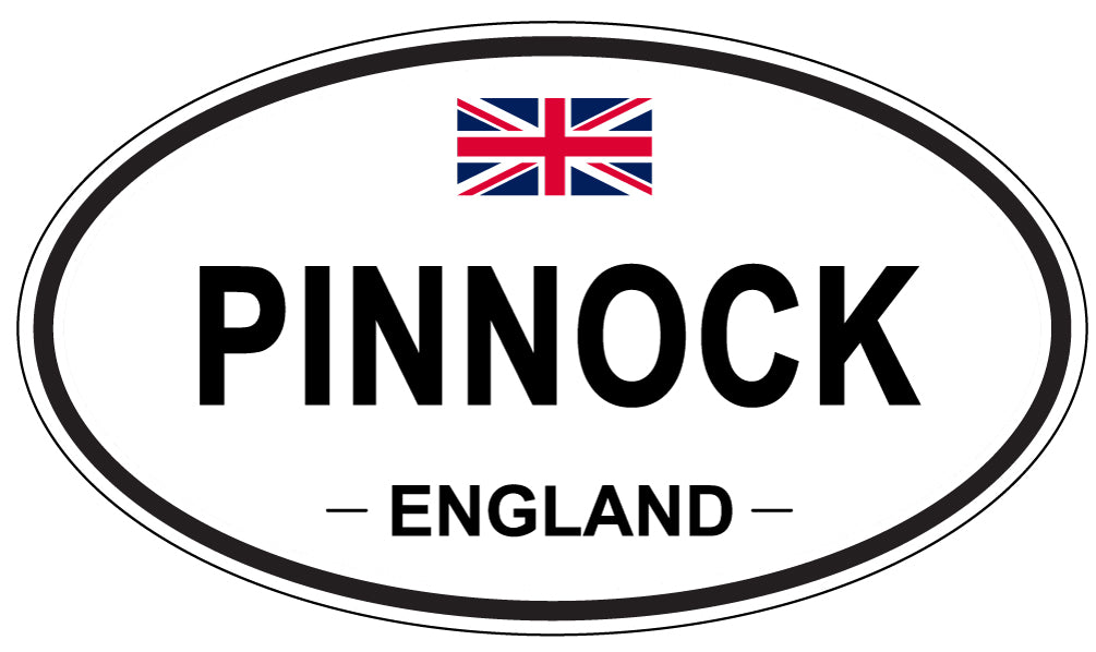 PINNOCK, England - Oval Magnet