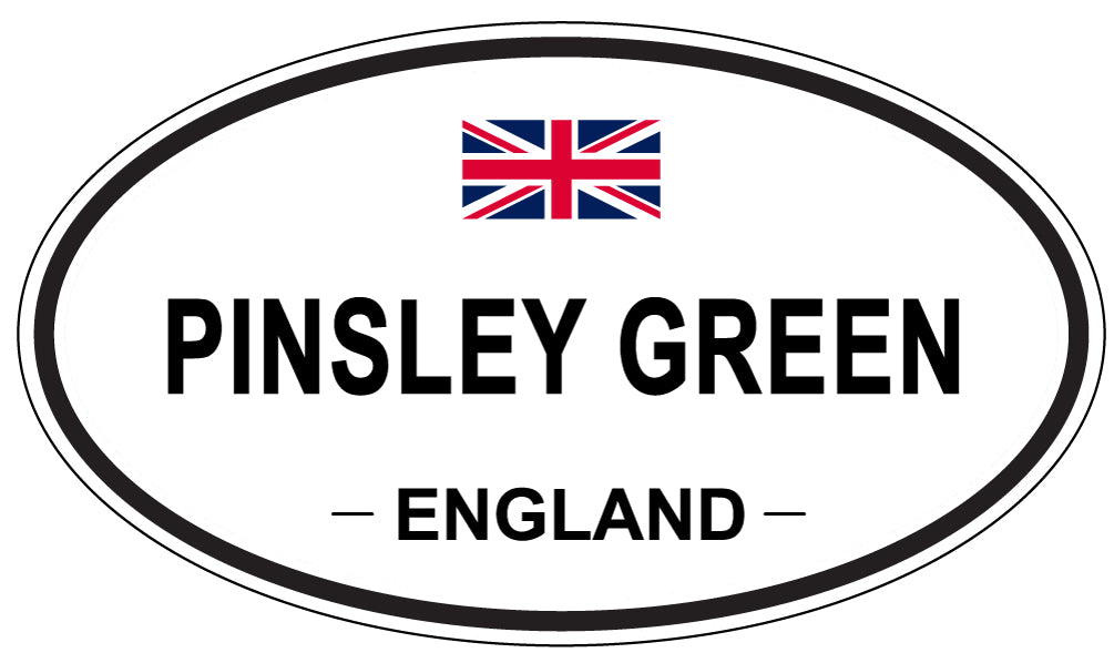 PINSLEY GREEN, England - Oval Magnet