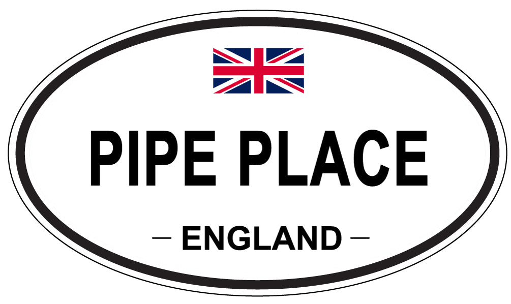 PIPE PLACE, England - Oval Magnet