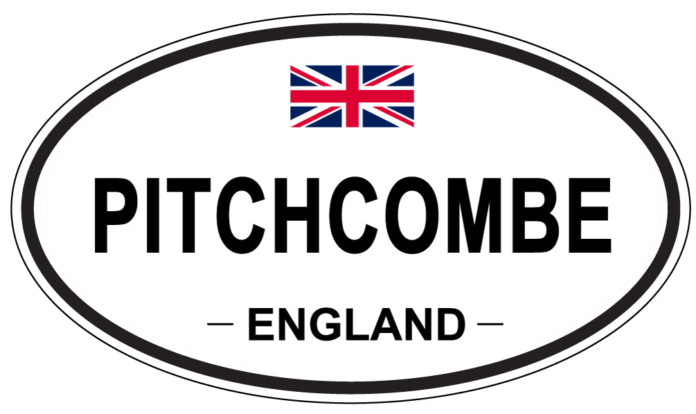 PITCHCOMBE, ENGLAND - Oval Sticker