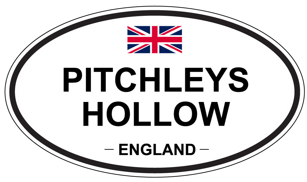 PITCHLEYS HOLLOW, England - Oval Magnet