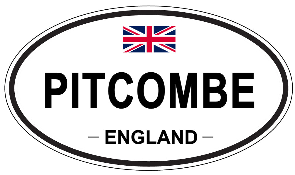 PITCOMBE, ENGLAND - Oval Sticker